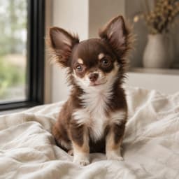 Clover the sample Chihuahua puppy